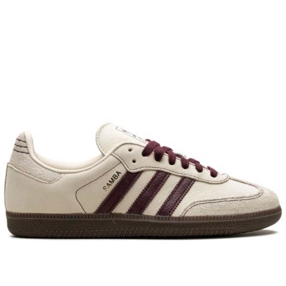(NWT) adidas Sambas OG Wonder White Maroon (Women’s)